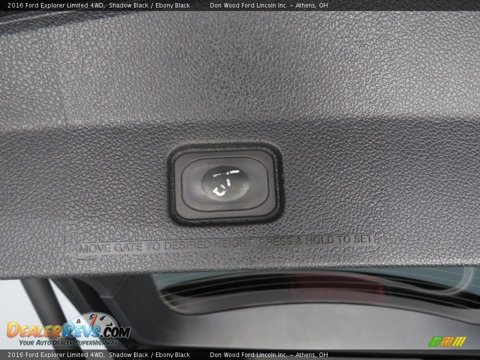 2016 Ford Explorer Limited 4WD Shadow Black / Ebony Black Photo #14