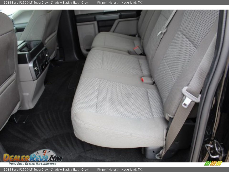 2018 Ford F150 XLT SuperCrew Shadow Black / Earth Gray Photo #21