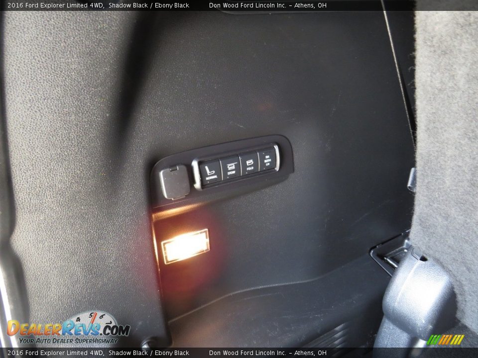 2016 Ford Explorer Limited 4WD Shadow Black / Ebony Black Photo #15