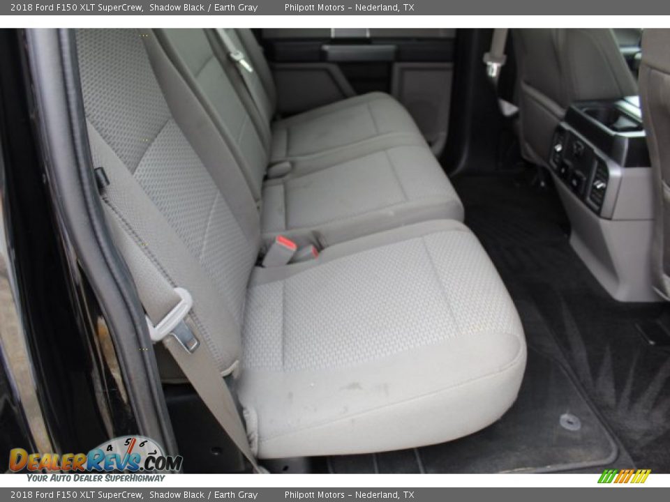 2018 Ford F150 XLT SuperCrew Shadow Black / Earth Gray Photo #26