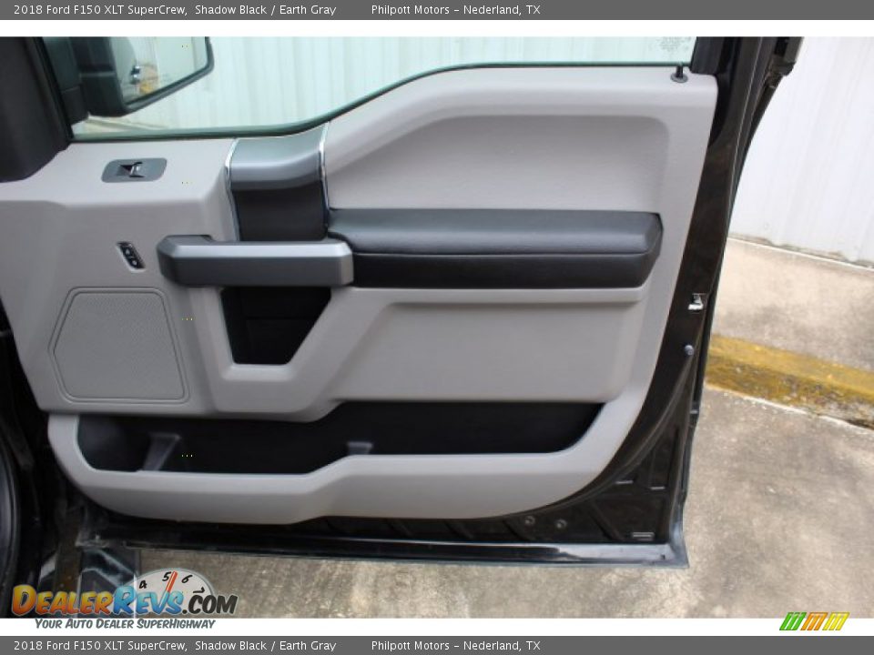 2018 Ford F150 XLT SuperCrew Shadow Black / Earth Gray Photo #27