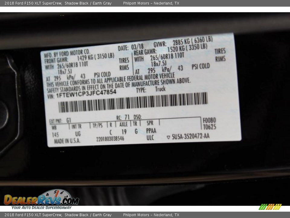 2018 Ford F150 XLT SuperCrew Shadow Black / Earth Gray Photo #30