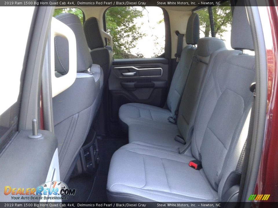 2019 Ram 1500 Big Horn Quad Cab 4x4 Delmonico Red Pearl / Black/Diesel Gray Photo #10