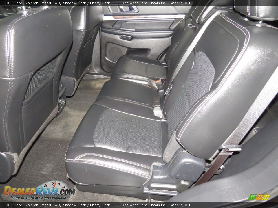 2016 Ford Explorer Limited 4WD Shadow Black / Ebony Black Photo #24