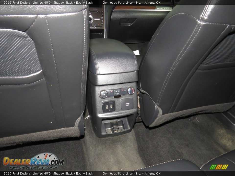 2016 Ford Explorer Limited 4WD Shadow Black / Ebony Black Photo #25