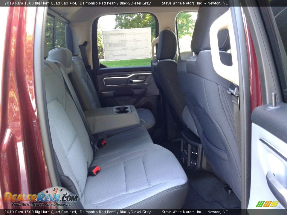 2019 Ram 1500 Big Horn Quad Cab 4x4 Delmonico Red Pearl / Black/Diesel Gray Photo #12