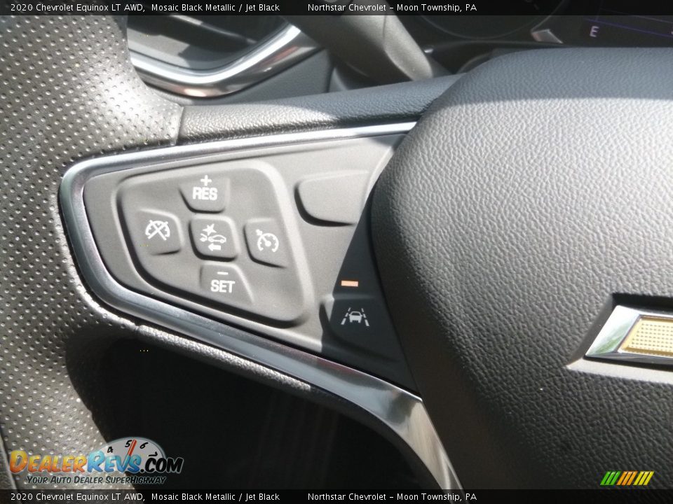 2020 Chevrolet Equinox LT AWD Mosaic Black Metallic / Jet Black Photo #20