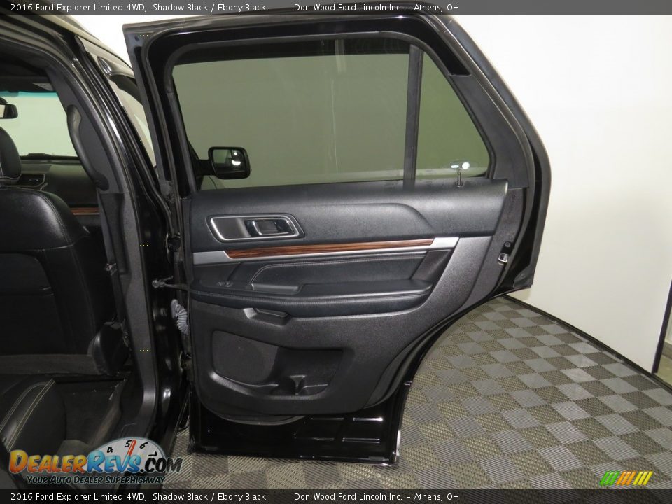 2016 Ford Explorer Limited 4WD Shadow Black / Ebony Black Photo #26