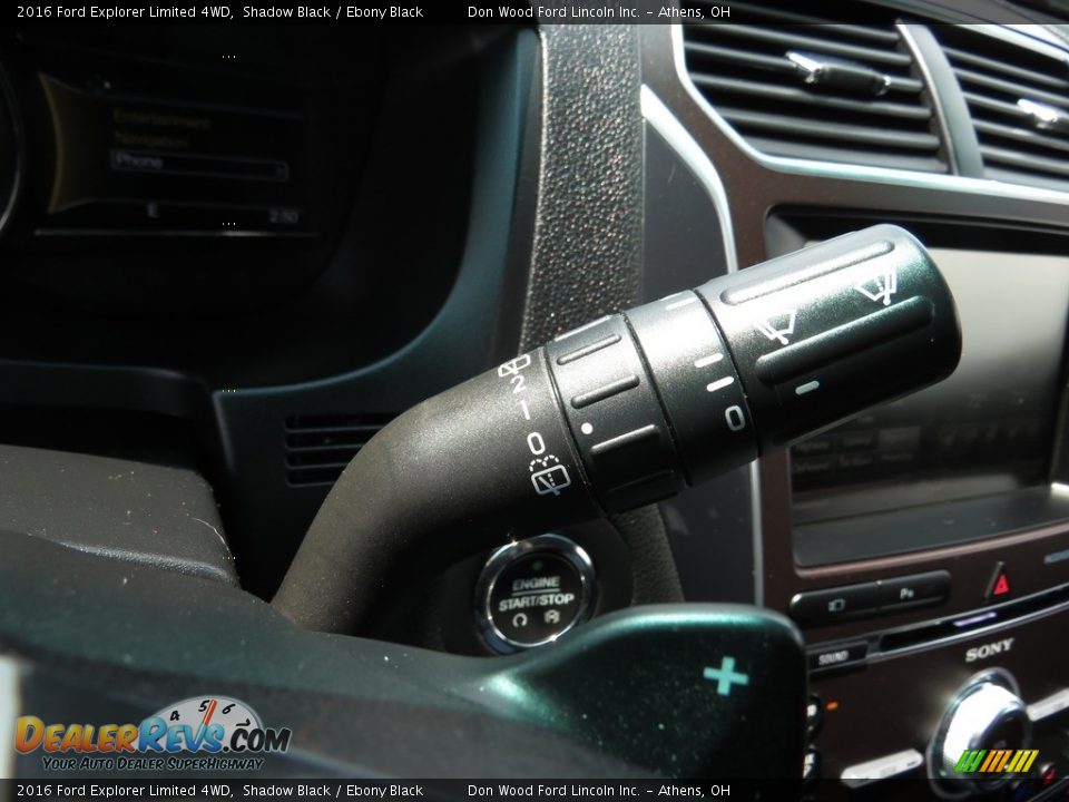 2016 Ford Explorer Limited 4WD Shadow Black / Ebony Black Photo #34