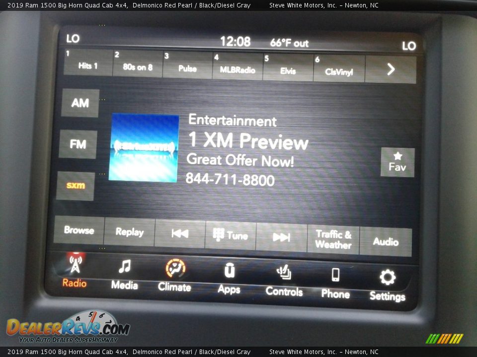 2019 Ram 1500 Big Horn Quad Cab 4x4 Delmonico Red Pearl / Black/Diesel Gray Photo #20