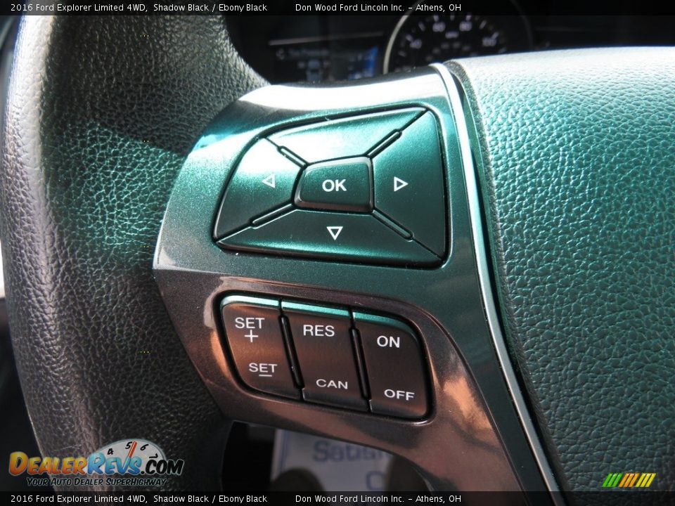 2016 Ford Explorer Limited 4WD Shadow Black / Ebony Black Photo #35