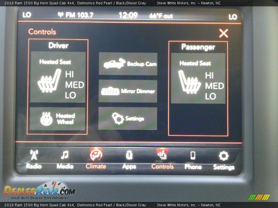 2019 Ram 1500 Big Horn Quad Cab 4x4 Delmonico Red Pearl / Black/Diesel Gray Photo #23