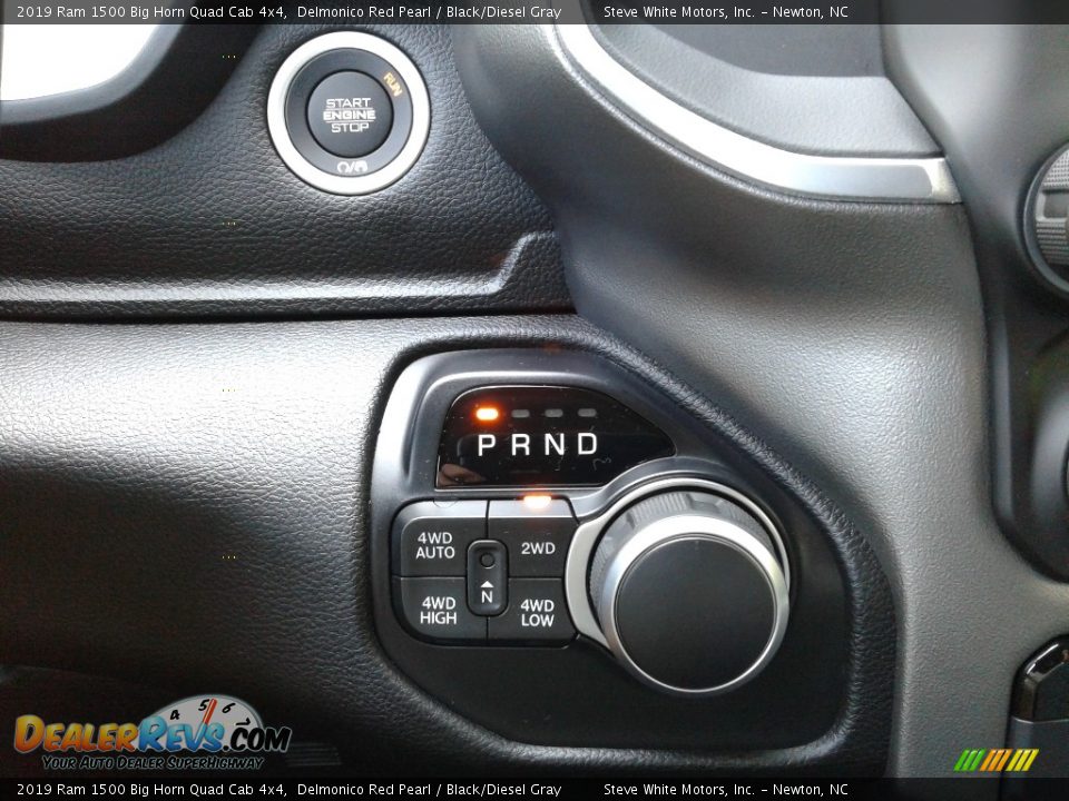 2019 Ram 1500 Big Horn Quad Cab 4x4 Delmonico Red Pearl / Black/Diesel Gray Photo #25