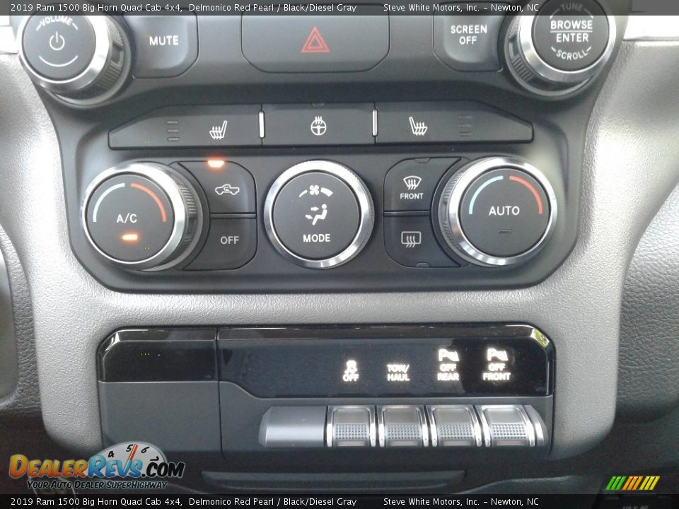 2019 Ram 1500 Big Horn Quad Cab 4x4 Delmonico Red Pearl / Black/Diesel Gray Photo #26