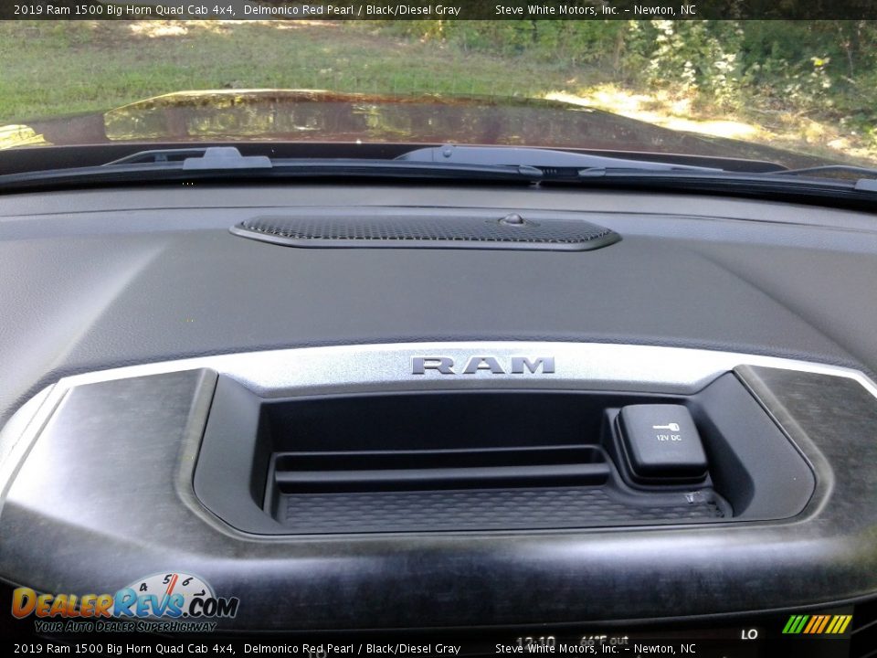 2019 Ram 1500 Big Horn Quad Cab 4x4 Delmonico Red Pearl / Black/Diesel Gray Photo #28