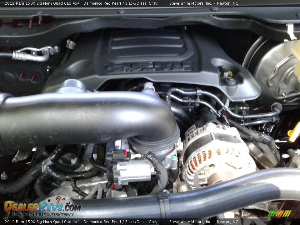 2019 Ram 1500 Big Horn Quad Cab 4x4 Delmonico Red Pearl / Black/Diesel Gray Photo #31