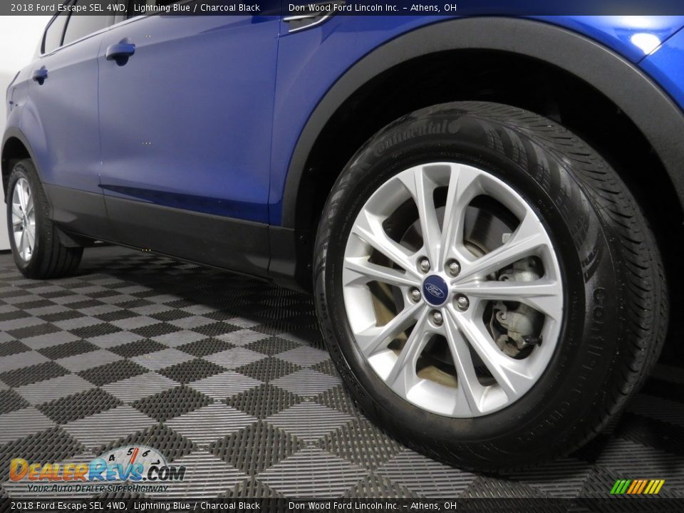 2018 Ford Escape SEL 4WD Lightning Blue / Charcoal Black Photo #3