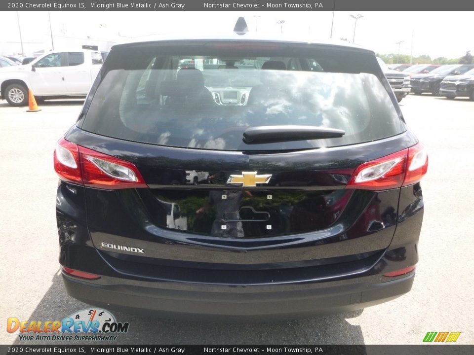 2020 Chevrolet Equinox LS Midnight Blue Metallic / Ash Gray Photo #4