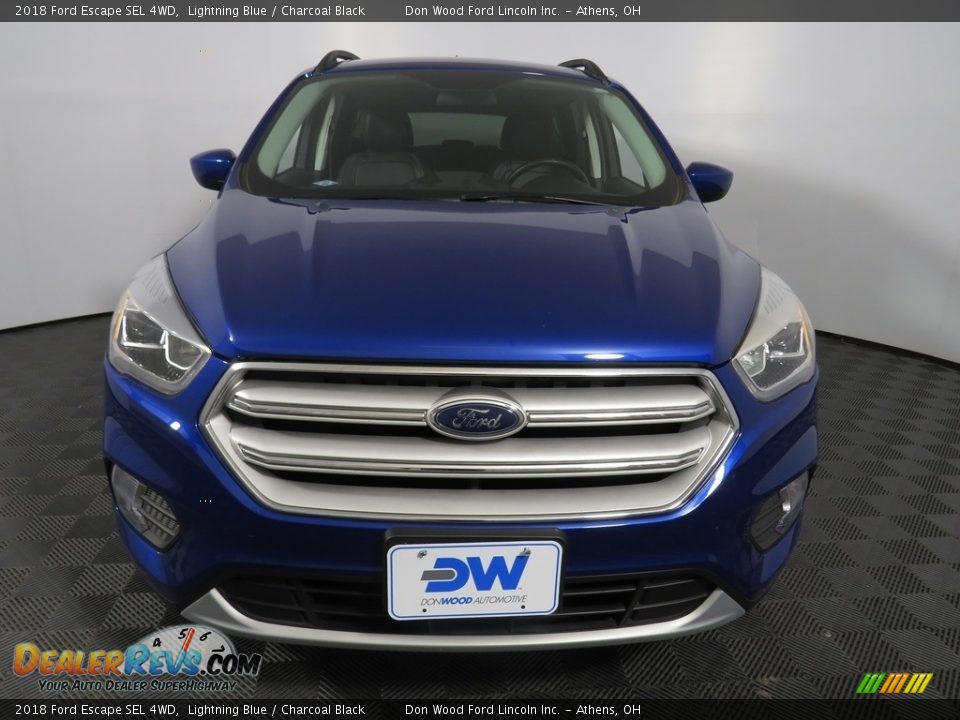 2018 Ford Escape SEL 4WD Lightning Blue / Charcoal Black Photo #4
