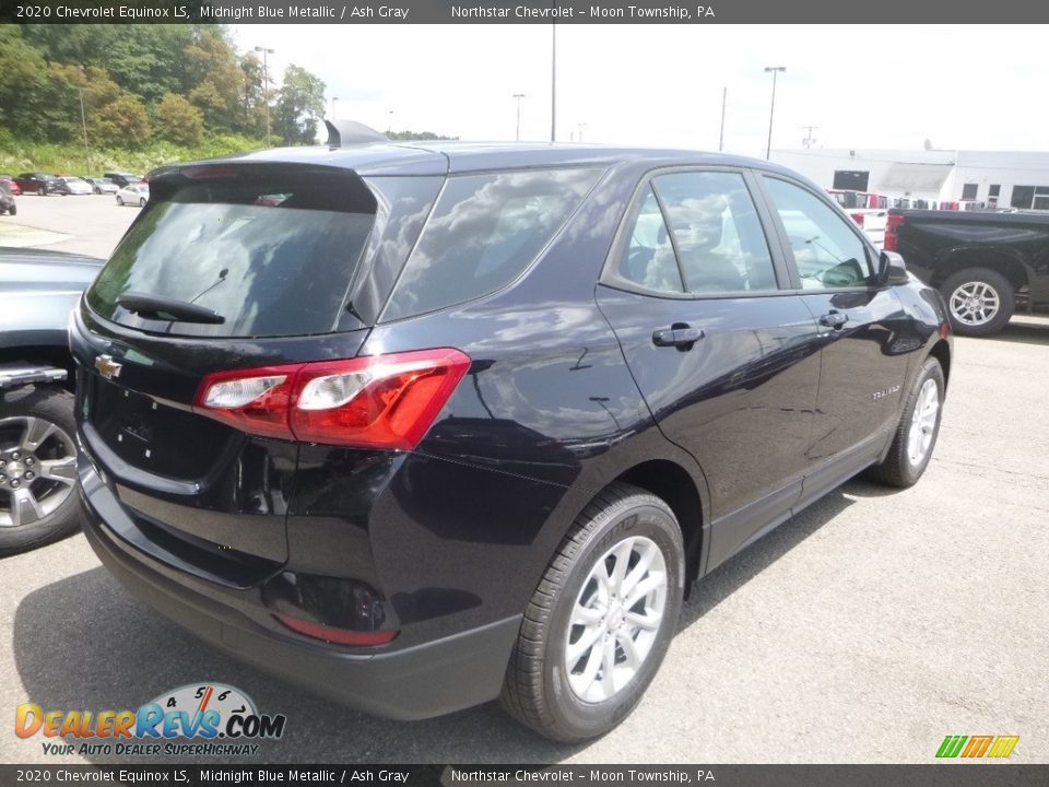 2020 Chevrolet Equinox LS Midnight Blue Metallic / Ash Gray Photo #5