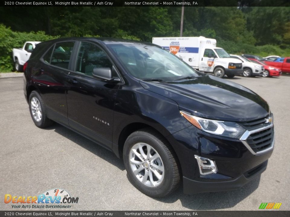 2020 Chevrolet Equinox LS Midnight Blue Metallic / Ash Gray Photo #7