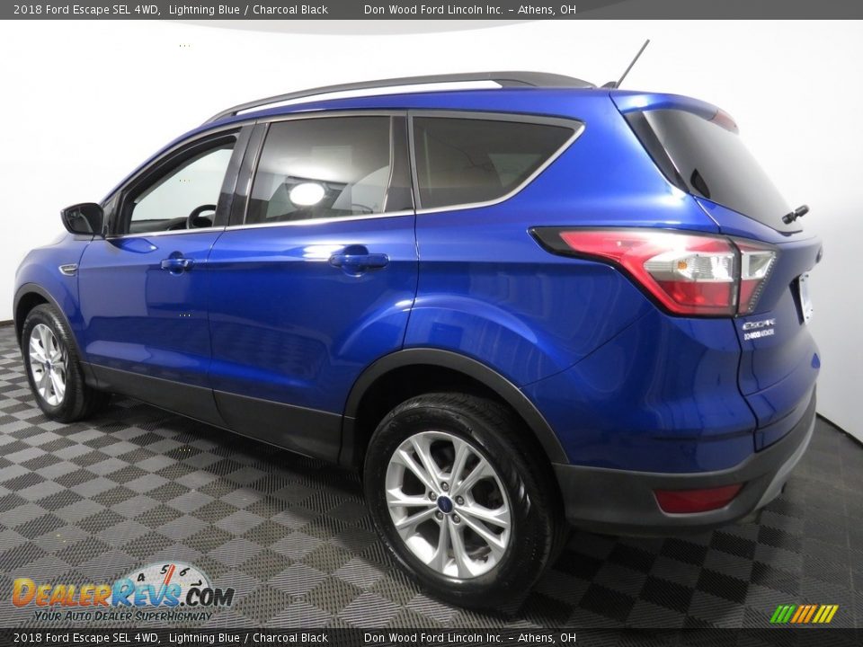 2018 Ford Escape SEL 4WD Lightning Blue / Charcoal Black Photo #9
