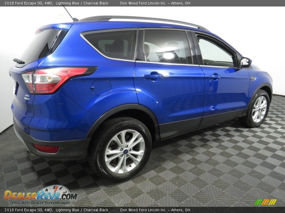 2018 Ford Escape SEL 4WD Lightning Blue / Charcoal Black Photo #15