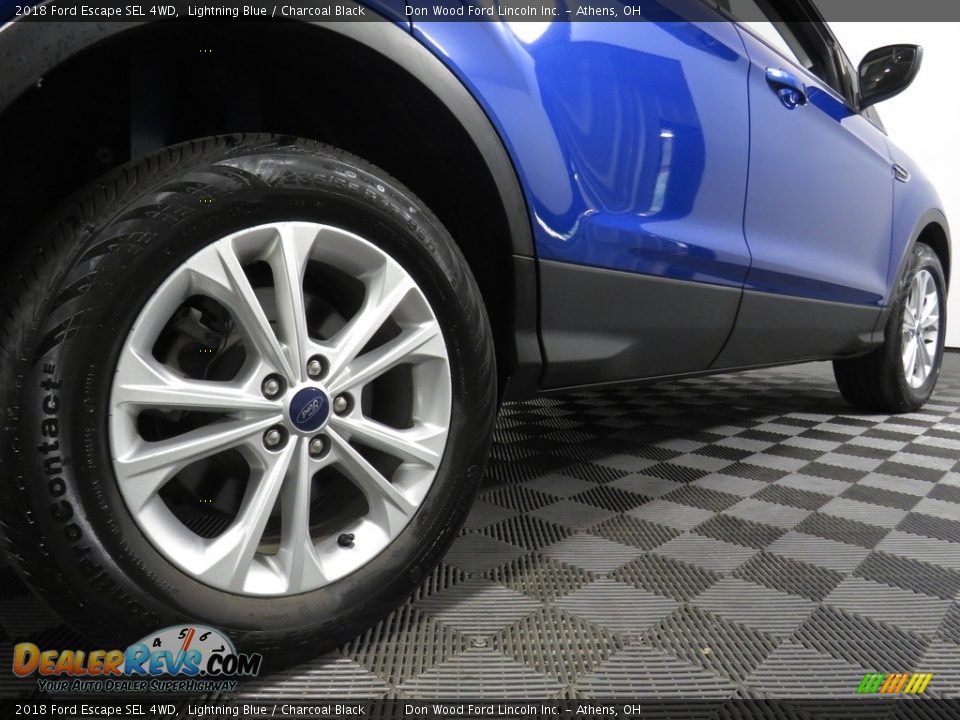 2018 Ford Escape SEL 4WD Lightning Blue / Charcoal Black Photo #16