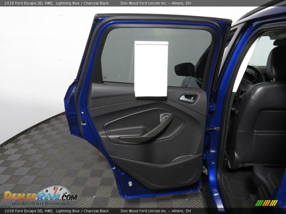 2018 Ford Escape SEL 4WD Lightning Blue / Charcoal Black Photo #21