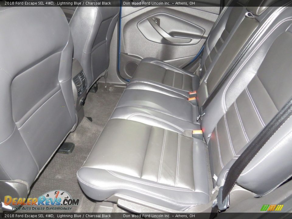 2018 Ford Escape SEL 4WD Lightning Blue / Charcoal Black Photo #22