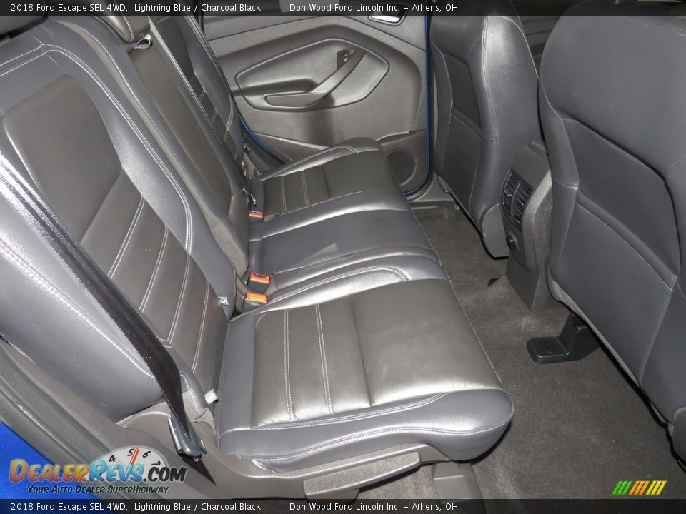 2018 Ford Escape SEL 4WD Lightning Blue / Charcoal Black Photo #25
