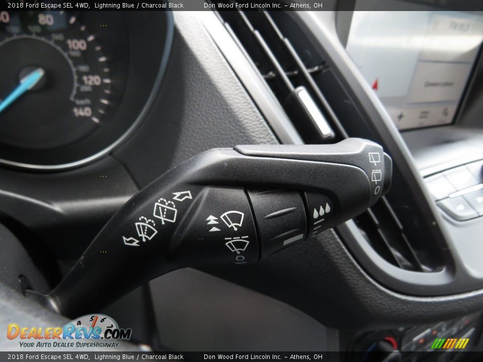 2018 Ford Escape SEL 4WD Lightning Blue / Charcoal Black Photo #32