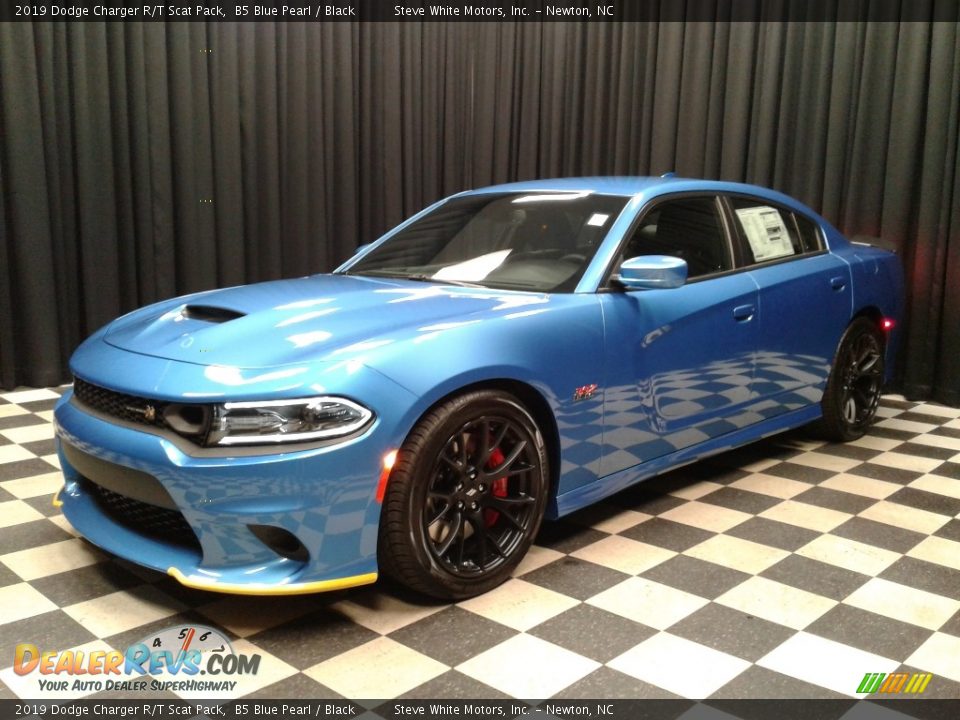 2019 Dodge Charger R/T Scat Pack B5 Blue Pearl / Black Photo #2