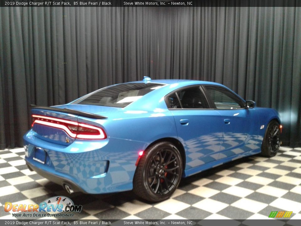 2019 Dodge Charger R/T Scat Pack B5 Blue Pearl / Black Photo #6