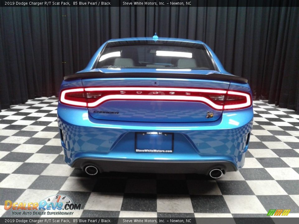 2019 Dodge Charger R/T Scat Pack B5 Blue Pearl / Black Photo #7