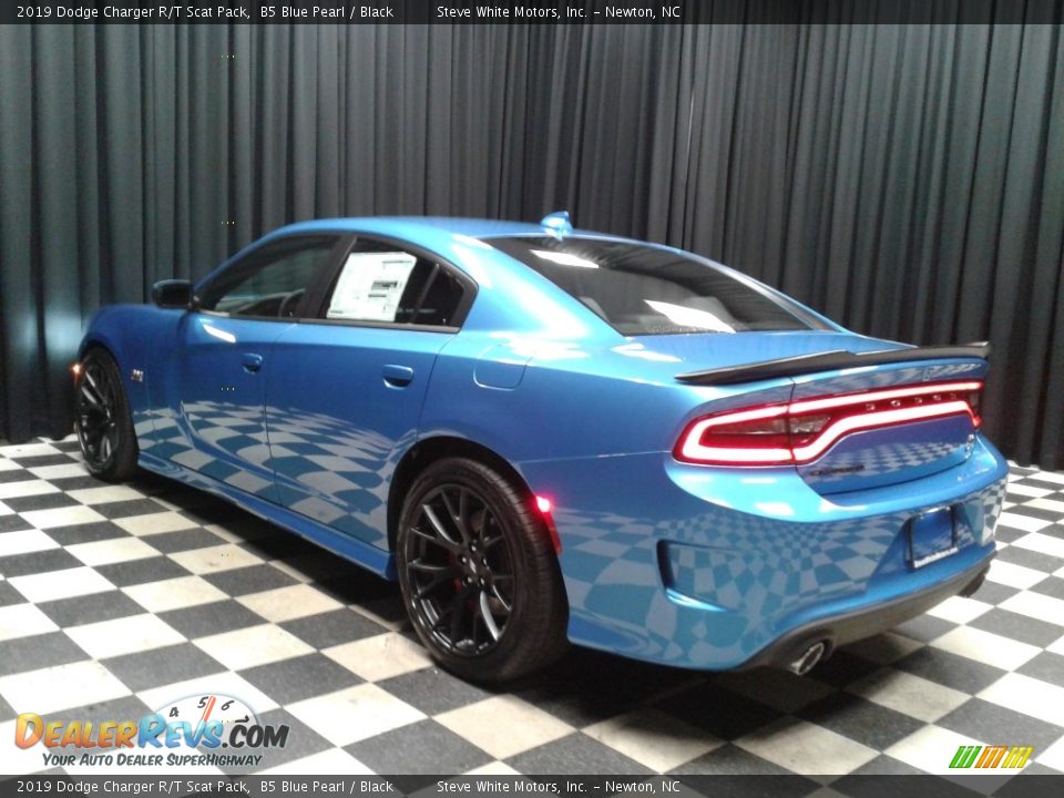 2019 Dodge Charger R/T Scat Pack B5 Blue Pearl / Black Photo #8