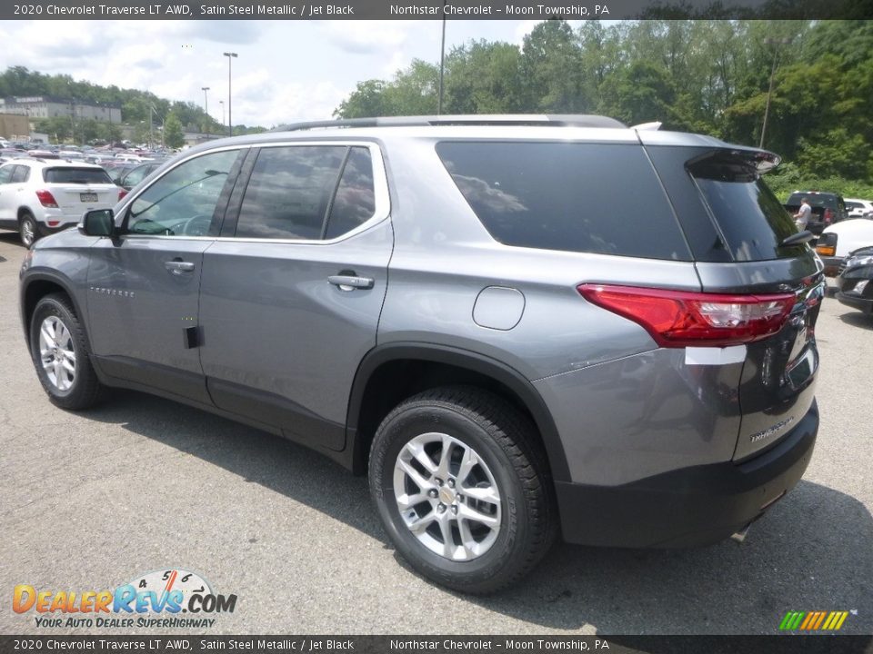 2020 Chevrolet Traverse LT AWD Satin Steel Metallic / Jet Black Photo #3