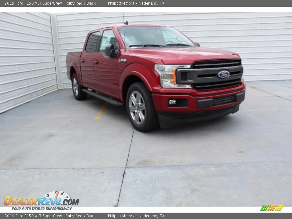 2019 Ford F150 XLT SuperCrew Ruby Red / Black Photo #2