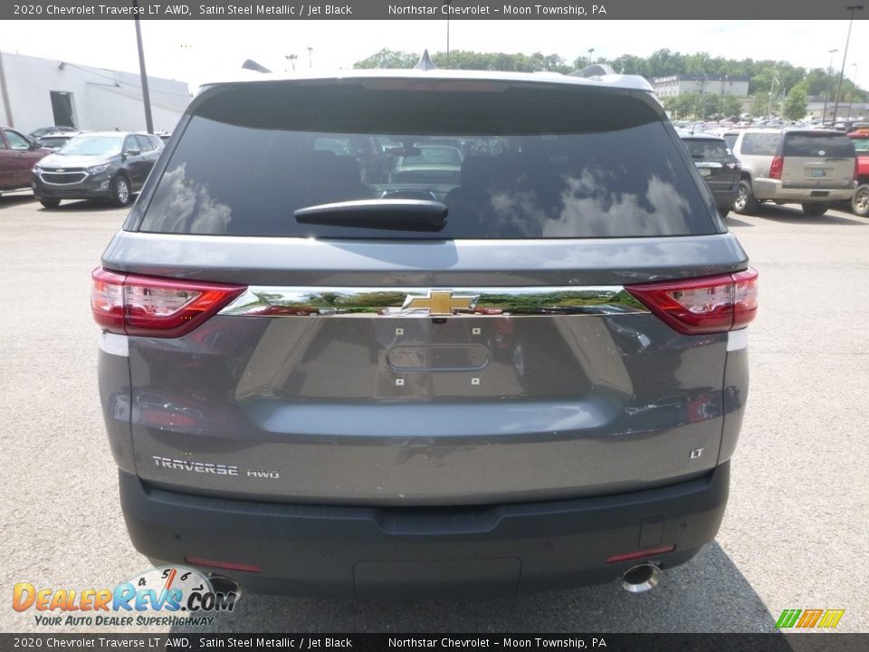 2020 Chevrolet Traverse LT AWD Satin Steel Metallic / Jet Black Photo #4