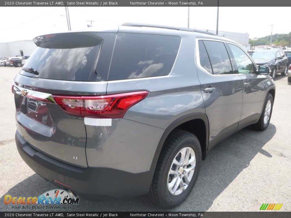 2020 Chevrolet Traverse LT AWD Satin Steel Metallic / Jet Black Photo #5