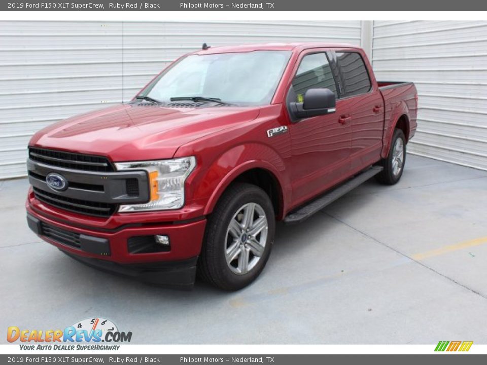 2019 Ford F150 XLT SuperCrew Ruby Red / Black Photo #4