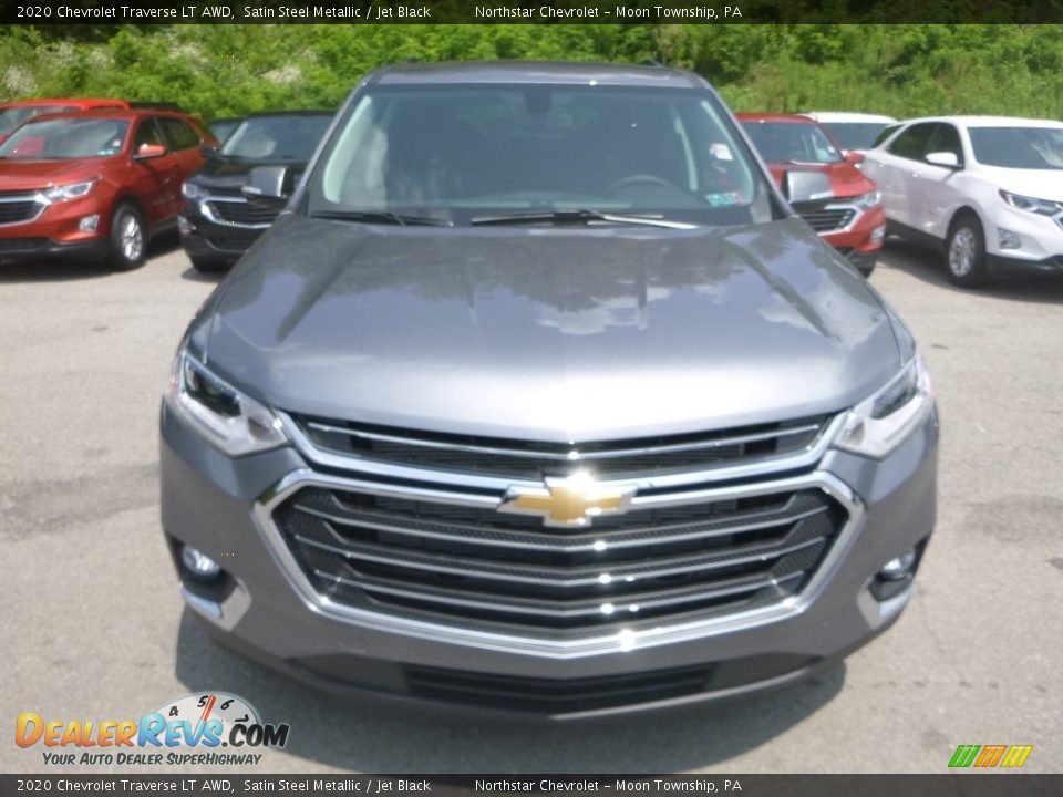 2020 Chevrolet Traverse LT AWD Satin Steel Metallic / Jet Black Photo #8