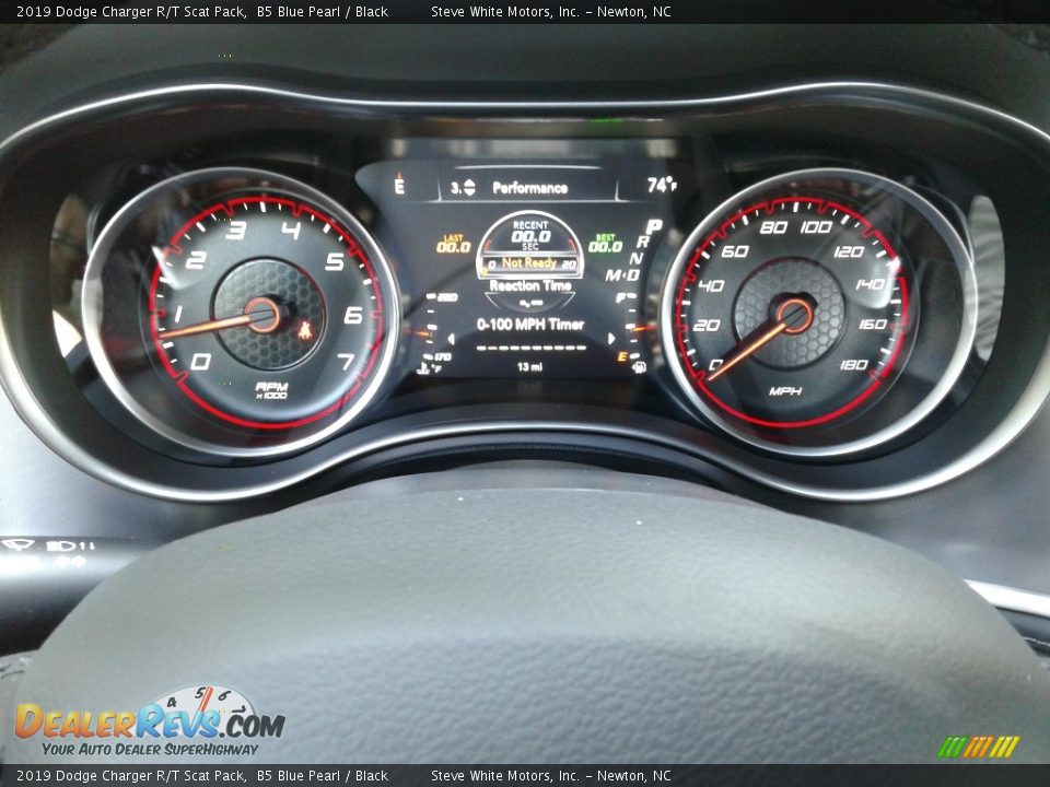 2019 Dodge Charger R/T Scat Pack B5 Blue Pearl / Black Photo #19