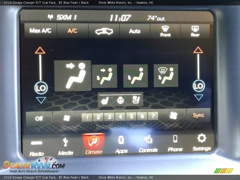 2019 Dodge Charger R/T Scat Pack B5 Blue Pearl / Black Photo #23