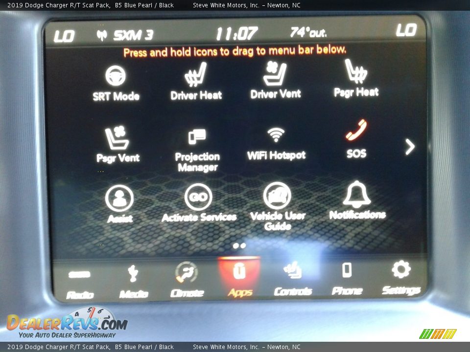 2019 Dodge Charger R/T Scat Pack B5 Blue Pearl / Black Photo #25