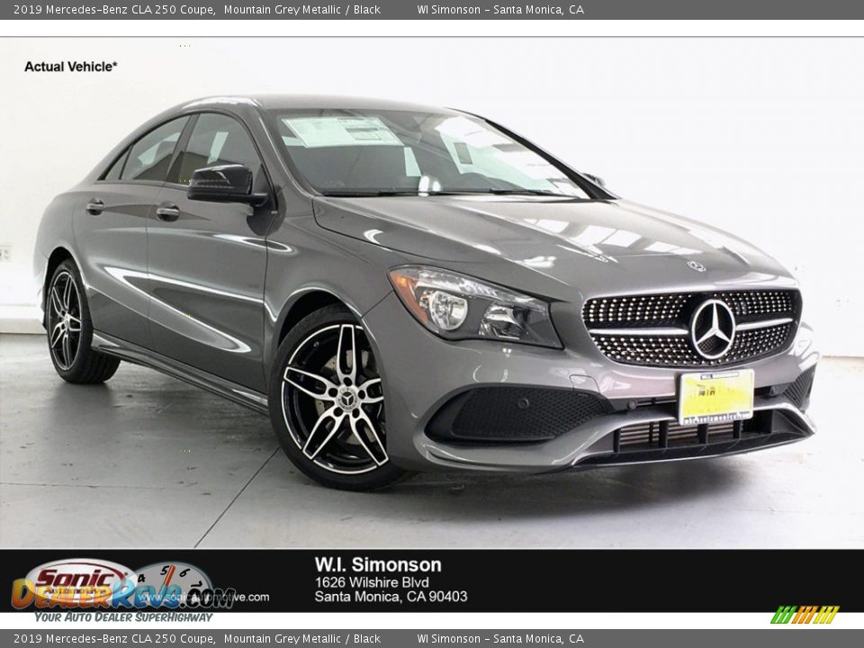 2019 Mercedes-Benz CLA 250 Coupe Mountain Grey Metallic / Black Photo #1
