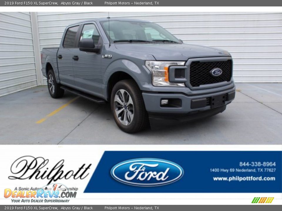 2019 Ford F150 XL SuperCrew Abyss Gray / Black Photo #1