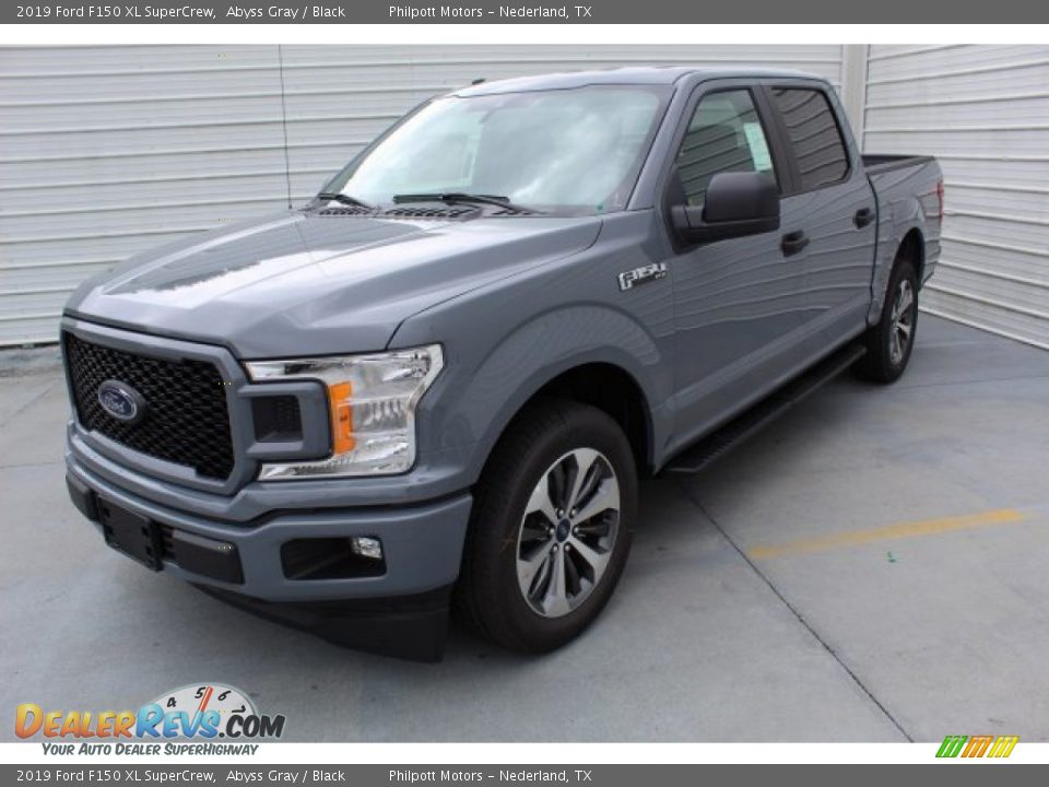 2019 Ford F150 XL SuperCrew Abyss Gray / Black Photo #4