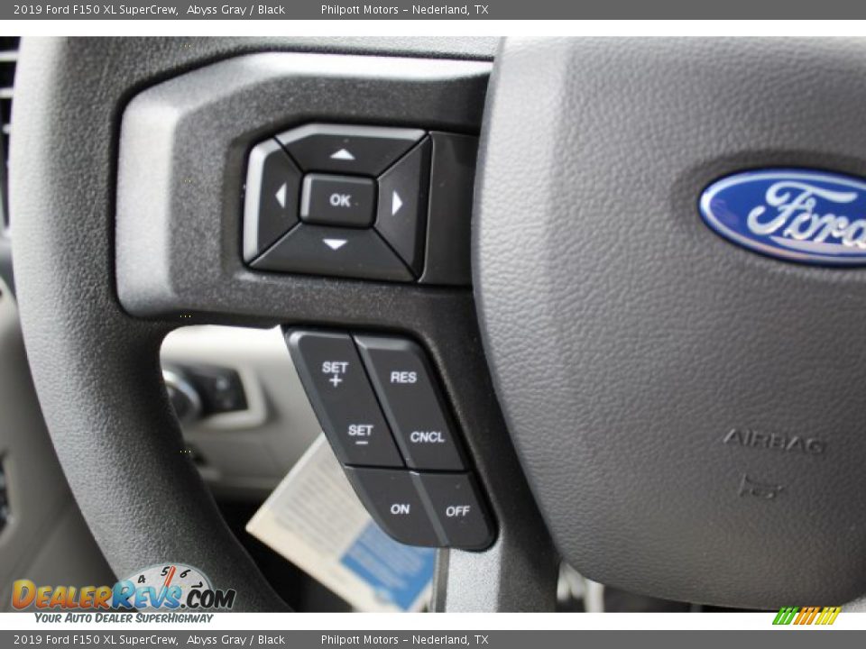 2019 Ford F150 XL SuperCrew Abyss Gray / Black Photo #12