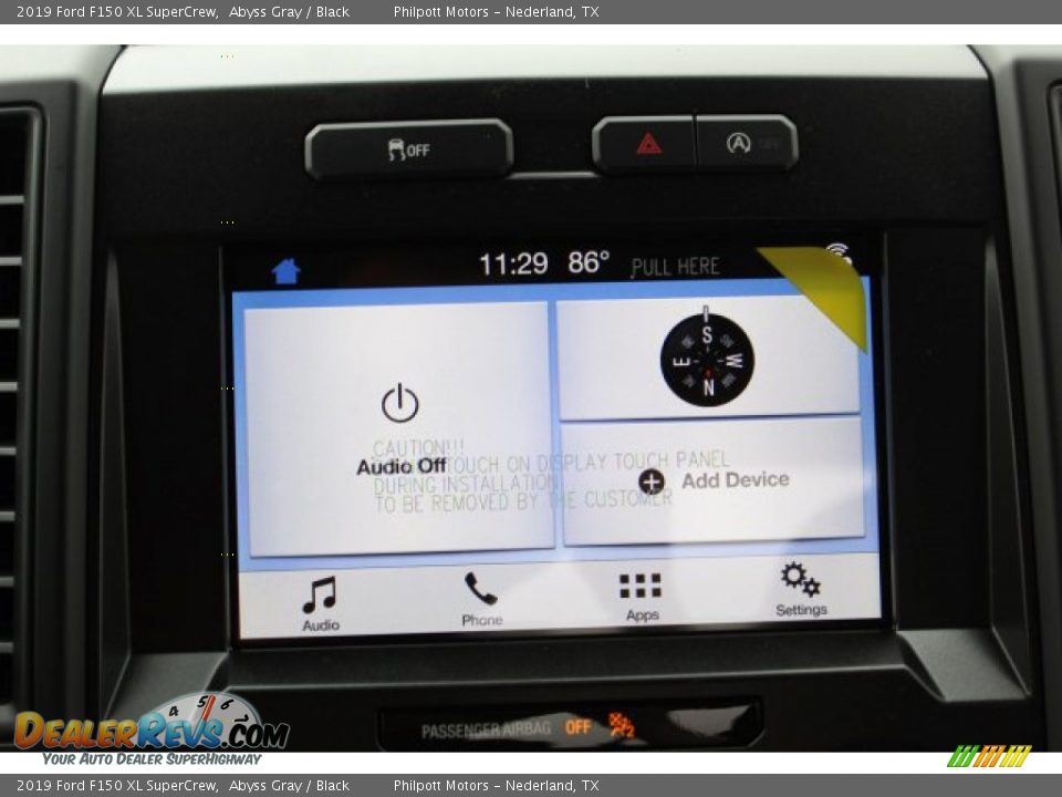 2019 Ford F150 XL SuperCrew Abyss Gray / Black Photo #16
